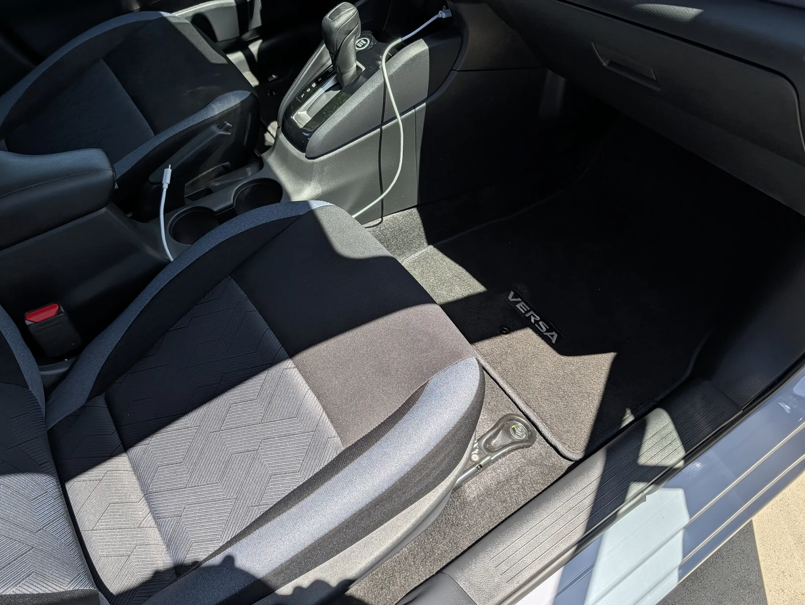 Versa after interior cleaning by Pride Auto Wash
